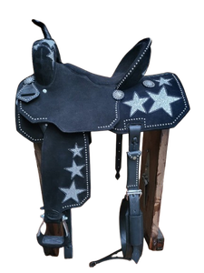 Silla de montar western de cuero hecha a mano y personalizada - Product Image 4