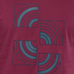 T-shirt en coton pour homme à imprimé géométrique marron, fabriqué au Pakistan, personnalisation du logo, prix d'usine, vêtements de plein air pour homme - Product Image 6