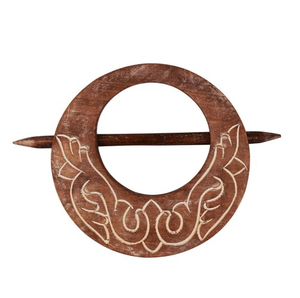 Attache-rideau en bois personnalisée, faite à la main, avec perles, pour décorer les rideaux et les attaches-rideaux à clipser - Product Image 1