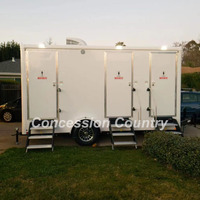 Remorque de toilette portable de luxe Camping caravane mobile toilette remorque événement salle de bain douche remorque