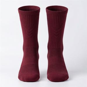 High Quality Crew Sports <b>Socks</b> Custom Logo Basketball <b>Socks</b> Customized Color Breathable Athletic Performance Cushion Gym Gear - Product Image 1