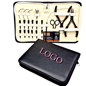 Professional Stainless Steel Hair Extension <b>Tools</b> Kit with Pliers for Installation & Removal Reusable Beauty Salon Supplies - Product Image 1
