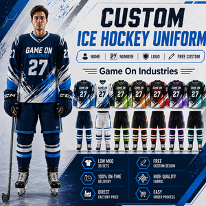 Customizable Professional Ice Hockey Uniforms Full Sublimation Team Apparel Sets with Personalized Names Numbers and Logos - Product Image 1