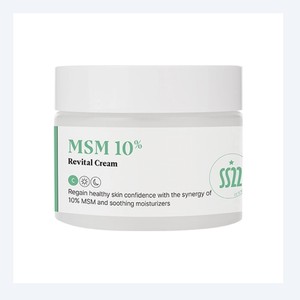 Crème visage SS22 MSM 10% Revital Cream, crème régénérante pour le visage, crème visage pour hommes, crème visage GHKCU, crème visage TWG, crème visage éclatante - Product Image 6