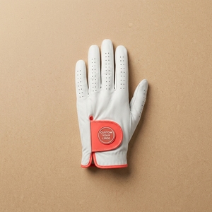 Gants de golf personnalisés OEM en cuir Cabretta, pour la main gauche, à doigts entiers, doux, confortables, avec fermeture auto-agrippante réglable, légers et flexibles - Product Image 4