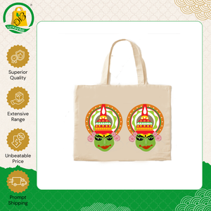 Proveedor Indio Vende Bolsas de Lona de Algodón de Primera Calidad Hechas en India, Modernas, con Bonito Estampado y Asas, para Uso Diario - Product Image 5