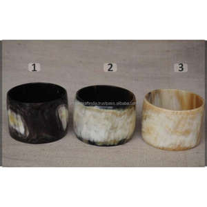 Acoplador de cuerno tallado HeritageLine | Conector de cuerno de búfalo de diseño clásico detallado para un interior elegante | Pedidos de exportación personalizados - Product Image 2