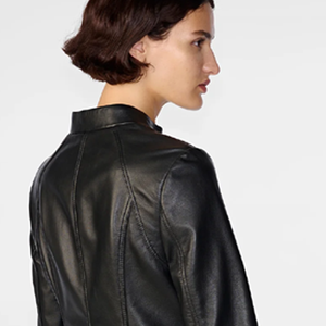 Veste en cuir d'agneau véritable pour femmes, respirante, écologique, veste varsity d'hiver, nouvelle collection, prix de gros avantageux - Product Image 3