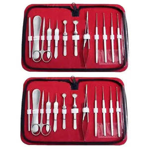 Kit d'outils de dissection manuels en acier inoxydable certifié CE, réutilisables, pour étudiants en biologie et entomologie, OEM par Dentavex - Product Image 5