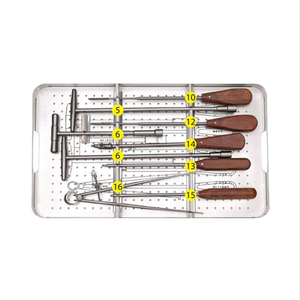Sistema de tornillos pediculares espinales posteriores toracales ortopédicos, kit de instrumentos manuales para cirugía de columna con placa toracolumbar - Product Image 3