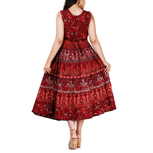 Printed Frock Ladies Fashion <b>Dress</b> Casual Wear Lightweight Soft Fabric Stylish Comfortable <b>Dress</b> For Women - Product Image 2