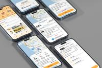 Servicio de Desarrollo de Aplicaciones Móviles Todo en Uno para Android e iOS, para Plataformas de Servicios de Comida, Taxi, Monedero y Estilo de Vida