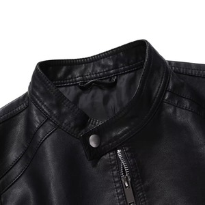 High Quality Men's Genuine Leather <b>Winter</b> <b>Waterproof</b> <b>Jacket</b> Premium Modern Slim Fit Elegant Casual Street Fashion Outerwear - Product Image 4