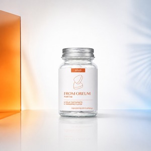 [FROM OREUM] 60 Tabletas de Pasta Dental Sólida con Sabor a Mandarina de Jeju para el Cuidado Diario de los Dientes - Product Image 5