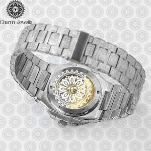 Reloj Charm_Jewells de Lujo en Acero Inoxidable, Caja Redonda de 38 mm, Movimiento de Cuarzo Analógico, Esfera Luminosa, Cierre Plegable, Unisex - Product Image 2