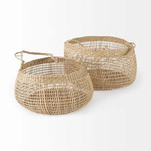 Cesta decorativa de mimbre tejida a mano, cesta de almacenamiento, venta al por mayor, ecológica, hecha en Vietnam - Product Image 1