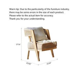 <b>Single</b> Backrest Rattan Leisure Sofa Chair for Living Room Furniture - Product Image 4