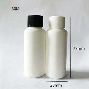 การพิมพ์ซิลค์สกรีน 20-410 ขวดพลาสติกทรงกระบอก HDPE สีตามสั่ง ขนาด 1 ออนซ์ ฉลากพลาสติกสีธรรมชาติ ปั๊มทอง - Product Image 5