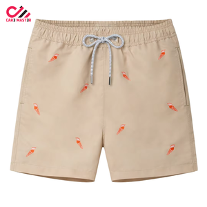 Custom Wholesale <b>Men's</b> Polyester Board Shorts Swim <b>Trunks</b> Casual Style Quick Dry Plus Size Reversible Beachwear High Quality - Product Image 1