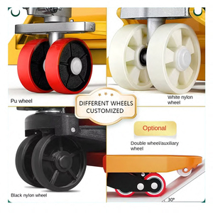 <span class=keywords><strong>Transpalette</strong></span> manuel robuste de 2,5 tonnes avec roues en nylon/PU pour usage intérieur/extérieur - Product Image 4