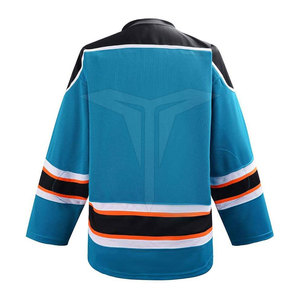 Jersey de Hockey sobre Hielo para Adultos al por Mayor, Diseño Personalizado para Equipos, Poliéster Transpirable, Colores y Logotipo Personalizados, Hecho en Pakistán - Product Image 2