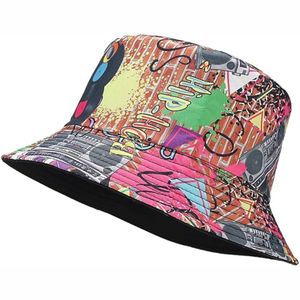 Chapeau de soleil pliable décontracté pour l'extérieur, bonnet tricoté tendance couleur personnalisée, chapeau bob avec logo sur mesure - Product Image 3