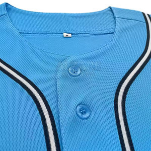 Nouveauté - Vêtements de sport - Impression personnalisée du nom - Tissu 100% polyester - Meilleur prix - Maillot de baseball - Product Image 3