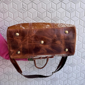 Sacs de voyage en cuir de vachette véritable avec poils, vente en gros, fournisseur OEM, haute qualité, export, mode, prix de gros - Product Image 5