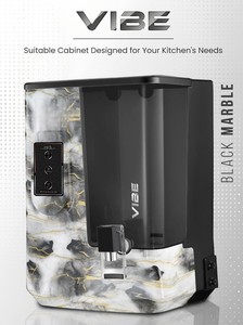 VIBE MARBLE BLACK <b>REVERSE</b> <b>OSMOSIS</b> <b>SYSTEM</b> 9L STORAGE CAPACITY DOMESTIC <b>SYSTEM</b> RO COPPER ZINC ALKALINE TDS TECHNOLOGY - Product Image 4