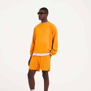 Ensemble deux pièces pour homme, sweat-shirt et pantalon de survêtement en molleton 100% coton anti-boulochage avec logo personnalisé - Product Image 2