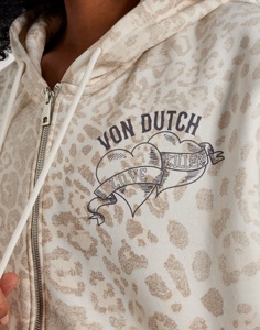 Sudadera con Capucha Estampada Personalizada Estilo Urbano Vintage, Antienvejecimiento, Forro de Satén, Sudadera con Capucha Estampada en Relieve - Product Image 6