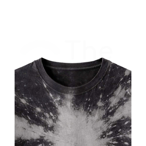 Men's <b>Tie</b>-Dye Short Sleeve O-Neck T-Shirt Casual <b>Knitted</b> Regular Fit 100% Cotton Jersey Fabric - Product Image 4