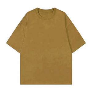 Camisetas Casuales de Manga Corta para Hombre, 100% Algodón, Estilo Urbano, Impresión de Logotipo OEM, Tela de 280 Gramos, Ropa al por Mayor - Product Image 2