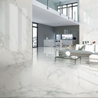 Dalles de porcelaine grand format 1200x2400 antidérapantes, incassables, résistantes à l'eau, ACCENTS, pour construction intérieure, émaillées, modernes, blanches