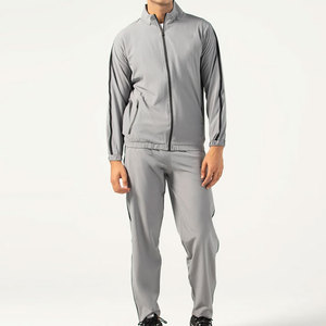 Survêtement décontracté pour homme, personnalisé, pour l'entraînement hivernal, avec logo brodé, respirant, léger, séchage rapide, couleur unie, style streetwear - Product Image 1