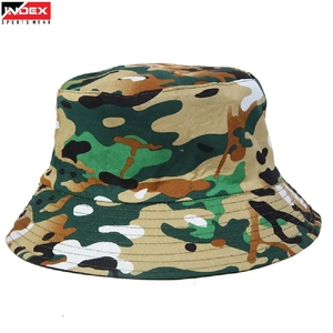 INDEX Camouflage Bucket Hat Unisex Outdoor Casual Spring Summer Polyester Canvas Style - Product Image 1
