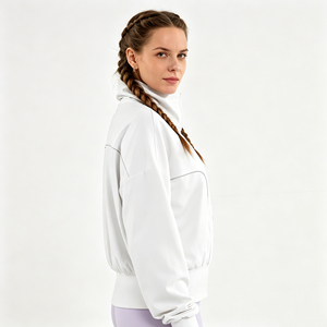Stand Collar Oversize Ladies Windbreaker Waterproof <b>Jackets</b> Custom Branding Running Hiking Camping Travel Wear Nylon <b>Jacket</b> - Product Image 6