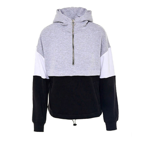 Conjunto de Sudadera y Pantalón de Chándal de 2 Piezas para Mujer, Hecho a Medida, Casual, Ecológico, de Tejido Grueso, Ajuste Holgado, Transpirable y Cómodo, con Sudadera con Capucha y Media Cremallera - Product Image 5