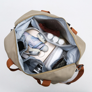 High premium customised nylon baseball duffle bags waterproof portable sports gear solid shade breathable travel gym bag custom - Product Image 3