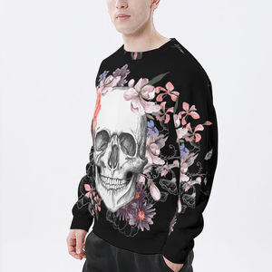 T-shirt tendance 100% coton à sublimation pour homme, manches longues, coupe ample, impression, service Ome, T-shirt à manches longues à sublimation - Product Image 6