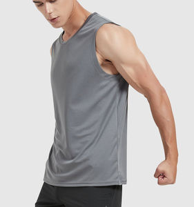 Camiseta sin mangas de poliéster y spandex de secado rápido para senderismo al aire libre, transpirable, con protección UV, chaleco deportivo para pesca. - Product Image 3