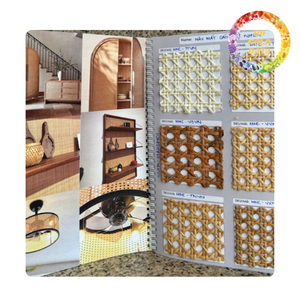 Rouleau de tressage en rotin pour la décoration de chaises, de meubles, de portes d'armoires et les projets faits main - Product Image 1