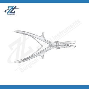 Rongeur à os à action composée Luer Stille, en acier inoxydable de haute qualité, instrument chirurgical orthopédique, fabricant Pakistan - Product Image 3