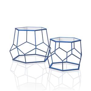 Multi-Purpose Metal <b>Nesting</b> <b>Tables</b> Set with Strong Powder Coated Frame for Living Room Bedroom and Office Use - Product Image 2