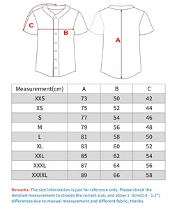 Nuevas Camisetas de Béisbol y Uniformes Personalizados Transpirables para Adultos de Alta Calidad 100% Poliéster con Cuello en V y Nombre del Equipo Personalizado - Product Image 4