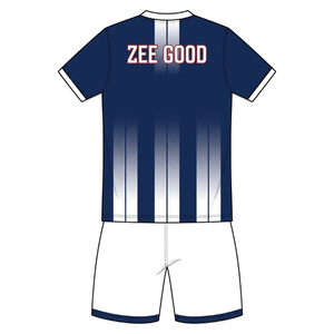 ชุดฟุตบอลซับลิเมชั่นสั่งทำพิเศษ Zee Good สำหรับผู้ชาย แขนสั้น ดีไซน์เรียบง่าย คอเสื้อมีสายรัดยางยืด ใช้ได้ทุกฤดู แห้งเร็ว ผลิตจากโพลีเอสเตอร์ - Product Image 4