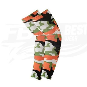 Manchons de cyclisme personnalisés sans couture à dégradé de couleurs, unisexe, fins, en soie glacée, anti-UV, 100 % polyester - Product Image 2