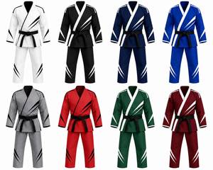 Lightweight 100% Cotton Karate Jacket Trousers Set Custom Design Dojo Uniform Customized Printing Unisex Adult <b>Martial</b> <b>Arts</b> <b>Wear</b> - Product Image 6