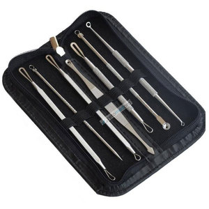 Extracteur de points noirs, extracteur de comédons, nettoyeur de pores, outils de beauté pour le visage et le nez en acier inoxydable, étanche - Product Image 1