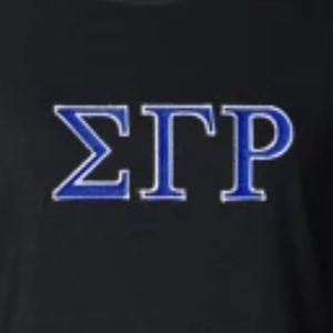 เสื้อยืดปักลาย Sigma Gamma Rho แบบเบสบอล ผ้าฝ้าย แขนสั้น เสื้อผ้ากีฬาลำลองคุณภาพพรีเมียม - Product Image 4